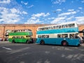 The vintage double-decker bus for round trip of the CBD, Operated by the Sydney Bus Museum on Queen birthday.